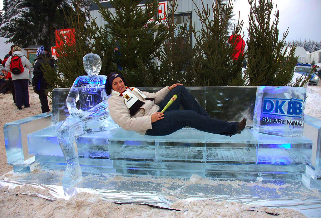 Eisskulpturen individuell groß aus Klareis-Blöcken